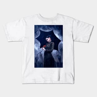 Wednesday addams Series Cover recreated Kids T-Shirt